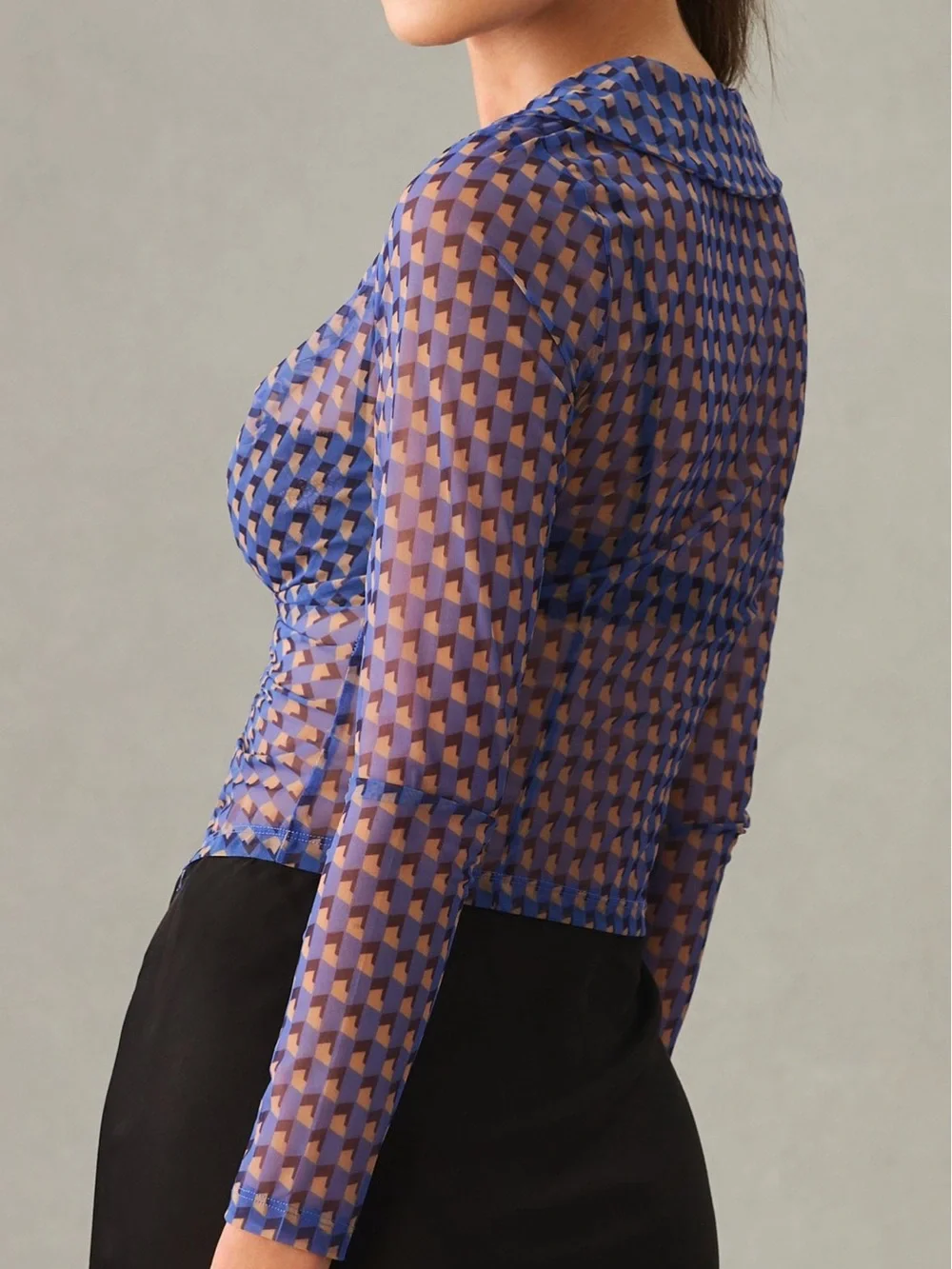 Maeve Button-Down Blouse - Size Large - Picture 3 of 7